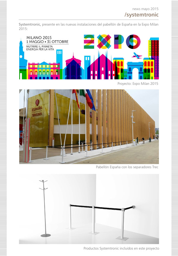 Systemtronic en Expo Milán 2015