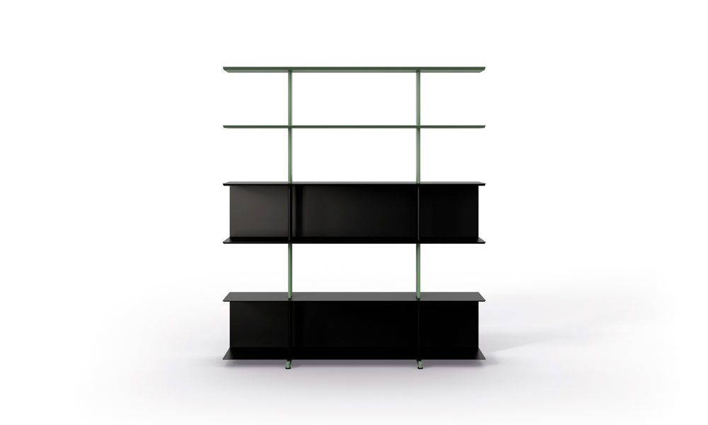 Wing freestanding. The Wing collection is a very versatile wall.