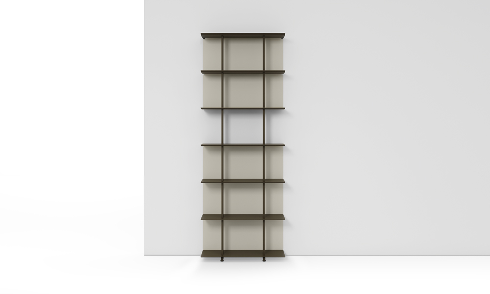 800 Wall Shelves. Sistema de estanterías modulares.