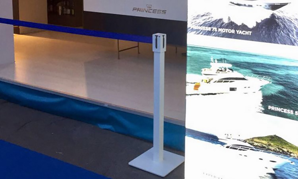 Princess Yachts stand Versilia. Proyectos de ST-Systemtronic.